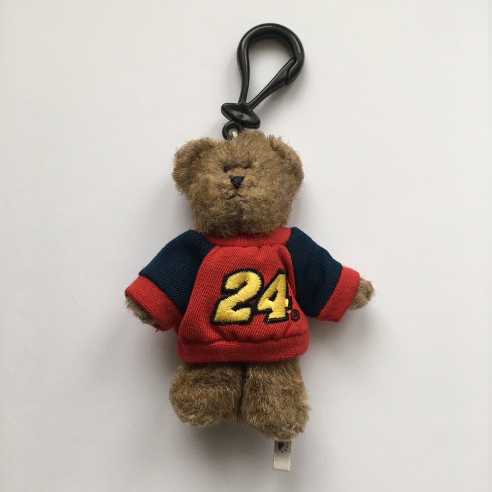 50% OFF if Bundled / Nascar Boyds 4” Teddy Bear Jeff Gordon Jersey Keychain
